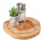 Natural Wood Slice Tray